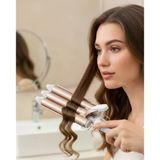 Mey İthalat® Ayarlanabilir Isılı Bukle Saç Maşası