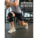 Mey İthalat® Ayarlanabilir Ligamentli Dizlik Patella Silikon Pedli Nefes Alabilir Diz Koruyucu