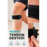 Mey İthalat Ayarlanabilir Tendon Destek Bandı Diz Altı Spor Koşu Yürüyüş Bandı - 0 - 3 Yaş - 0 - Siyah