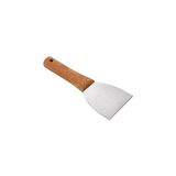 Mey İthalat BADEM10 Ahşap Saplı Metal Macun Spatula Temizlik Boya Sıva Kazıma Harç Karıştırma Ispatulası 8 cm