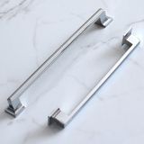 Mey İthalat BADEM10 Gama 160 mm Krom Metal Kulp Mutfak Dolabı Mobilya Dolap Kapak Çekmece Kulpları Kulbu Kulpu 16 cm