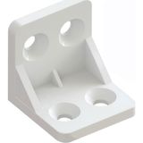 Mey İthalat BADEM10 Mobilya Eşya Dolap Köşebent Bağlantı Sabitleme Sabitleyici L Gönye 28X28X28 mm Plastik (50 Adet)