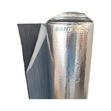 Mey İthalat Bant Evi Folyolu Kauçuk Sünger 13MM Kendinden Yapışkanlı Araç Oto Ses Isı Yalıtım Bandı (120CM x 100CM) - Standart - Çok Renkli