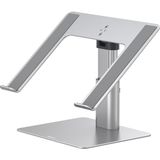 Mey İthalat Baseus MacBook Metal Ayarlanabilir Dizüstü Bilgisayar Standı, Maks. 10 kg Ağırlık ve 208 mm Yükseklik, Gümüş (LUJS000012)