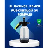 Mey İthalat® Basınçlı Manuel Köpük Pompası 2L Ayarlanabilir Sprey Başlıklı Temizlik