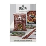 Mey İthalat Bazalt Doğal Volkanik Taş Kırığı - Lav Taşı 2-2,5 cm - 5 Kg, Bahçe ve Peyzaj, Akvaryum Uyumlu, Teraryum Taşı, Dekoratif Kırmızı Taş, Saksı Toprağı Için
