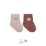 Mey Ithalat® Bear Penye Soket Çorap 2'li BS10116 Pembe(Adet Fiyatidir)