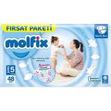 Mey Ithalat® Bebek Bezi Fırsat Paketi 5 Beden 11-18 kg 48 Adet - Renkli
