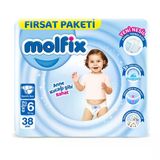Mey Ithalat® Bebek Bezi Fırsat Paketi 6 Beden 15+ kg 38 Adet