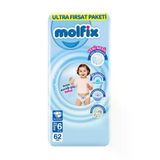 Mey Ithalat® Bebek Bezi Ultra Fırsat Paketi 6 Beden 15+ kg 62 Adet