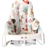 Mey İthalat Bebek Özel Bebek/çocuk Mama Sandalyesi Minderi (Doğa/mint)