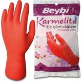 Mey Ithalat® Beybi Karmelita Bulaşık Eldiveni No:8 - Renkli