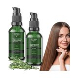 Mey İthalat Biberiyeli Saç Serumu 2'li Set, Hızlı Uzama Etkili ve Dökülme Karşıtı, Organik Argan Yağı, Vitamin E, Keratin - Çok Renkli