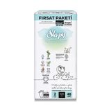 Mey İthalat® Bio Natural Bebek Bezi Fırsat Paketi 2 Beden 3-6 Kg 48 Adet