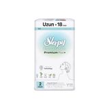 Mey İthalat Bio Natural Premium Plus Hijyenik Ped Uzun 18 Adet
