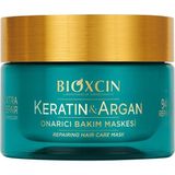 Mey İthalat Bioxcin Keratin & Argan Onarıcı Saç Bakım Maskesi 225 ml – Yıpranmış Saçlar Için Nemlendirici ve Onarıcı Bakım