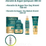 Mey İthalat Bioxcin Keratin&argan Onarıcı Saç Bakım Seti, DOLUNAYTCRT-BXCNJELLISET1123