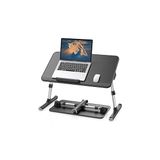 Mey İthalat Bix Saiji AL30 Ayarlanabilir Laptop Standı Ergonomik Tasarım 17 Inç Uyumlu Taşınabilir Masa Siyah