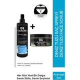 Mey İthalat Black Red Saç Deniz Tuzu Spreyi - Sea Salt Face Scrub - 2'li Set
