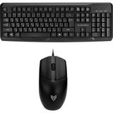 Mey İthalat Blueforce Km-03 USB Kablolu Klavye Mouse Set Türkçe Q Siyah | Ergonomik Tasarım,usb Bağlantı, Sayısal Tuşlu Klavye, Optik Mouse, Windows Uyumlu, Siyah