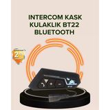 Mey İthalat® Bluetooth 5.0 Motosiklet Kask Kulaklık Eller Serbest Müzik Özellikli