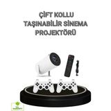 Mey İthalat® Bluetooth 5.0 Ve Wi-Fi 6 Akıllı 4K Projeksiyon