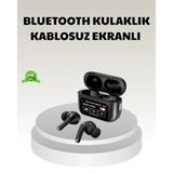 Mey İthalat® Bluetooth 5.3 Anc Kablosuz Kulaklık – Dokunmatik Kontrol, Dijital Ekran Ve Uzun Pil Ömrü