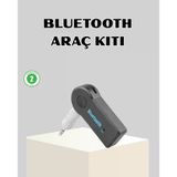 Mey İthalat® Bluetooth Araç Kiti Aux Mp3 Çalar Kablosuz Eller Serbest Cihaz