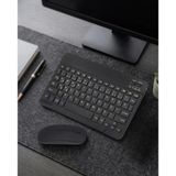 Mey İthalat® Bluetooth Klavye Mouse Seti Taşınabilir Wireless Bilgisayar Aksesuarı