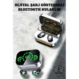 Mey İthalat® Bluetooth Kulaklık Çift Telefon Desteği Ve Suya Dayanıklı Powerbankli