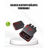 Mey İthalat® Bluetooth Powerbank Kulaklık – Kablosuz, Uzun Pil Ömrü, Dokunmatik Ve Yüksek Ses Kalitesi