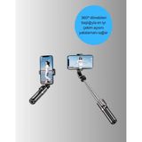 Mey Ithalat® Bluetooth Selfie Çubuğu - Ahşap