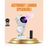 Mey İthalat® Bluetooth Ve Dahili Ses Özellikli Astronot Projeksiyon Lambası