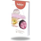Mey İthalat Bolsius Kokulu Buhardanlık Eritme Mum Tableti - Manolya Kokulu - 6 Yuvarlak Şekilli Renkli Tablet Mum - 2-3 Kere Eritme ile Toplamda Yaklaşık 25 Saat Koku Deneyimi