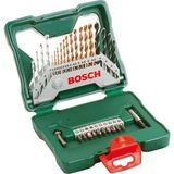 Mey İthalat Bosch Home And Garden X/line 30 Parça Titanyum Aksesuar Seti, Matkap Uçları, Vidalama Uçları, Üniversal Tutucu, Havşa Açıcı, Uzun Ömürlü, Yeşil