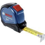 Mey İthalat Bosch Professional 8 M Mezura Autlock (Tek Elle Kullanım, Kemer Kelepçesi, Manyetik Kanca, 2 Durdurma Tuşu, 27 mm Naylon Çelik Bant)