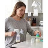 Mey İthalat® Bpa İçermez Manuel Anne Sütü Pompası Biberon Başlıklı Ergonomik