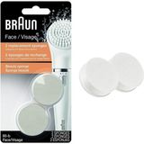 Mey İthalat Braun Face Kozmetik-Sünger 80B, Kahverengi Gesichtsreinigungsgeraete Için, 2 Adet