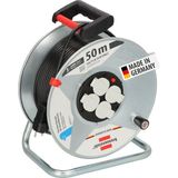 Mey İthalat Brennenstuhl Garant S 4 Ihraç Makarası (50 M – Çelik Sac, Iç Mekanlarda Kullanım, Made In Germany) Gümüş