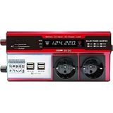 Mey İthalat Buffer® 12V 2000W Modifiye Sinüs Inverter Araç ve Güneş Enerjisi Uyumlu, Çift Usb, Çift Priz ve Çakmaklık Epilons
