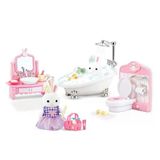 Mey İthalat® By Dreamy Mini Tavşan Büyük Banyo Oyun Seti-Mga