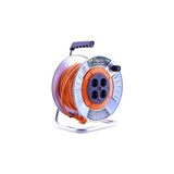 Mey İthalat Bylion IP20 Metal Makaralı Seyyar 4 Prizli Uzatma Kablosu 3x2.5 mm Cca Kablo 40 Metre Termal Sigorta