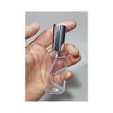 Mey İthalat Cam Yeniden Doldurulabilir Sprey Kolonya Parfüm Şişesi 50 Ml; Boş Şişe 10 Adet Gümüş Renk, BCŞ503G3 - Renkli