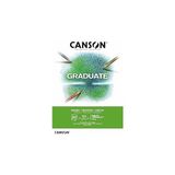 Mey İthalat Canson Graduate - C400110365 Çizim Kağıdı - Çizim Defteri, Dın A4, 30 Yaprak, 160 G/m² Beyaz