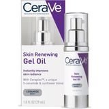 Mey İthalat Cerave Nemlendirmeyi Artırmak Için Yüz Için Yaşlanma Karşıtı Jel Serumu | Seramid Kompleksi, Ayçiçek Yağı ve Hyaluronik Asit ile | 1oz