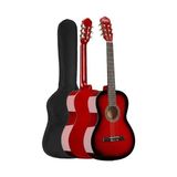 Mey İthalat CG-270RD Kırmızı Klasik Gitar, 4/4 Yetişkin Boy, Sap Ayarlı Full Set - Çok Renkli