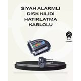 Mey İthalat® Çift Modlu 110Db Alarmlı Disk Kilidi Suya Dayanıklı