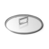 Mey İthalat CKFL2801 Sertleştirilmiş Camdan Düz Kapak, 28 Cm, Paslanmaz Çelik Sap, Buhar Çıkışı, Tencerelerle Uyumlu, 29,5 x 29,5 x 5,7 cm - Çok Renkli - 10 x 10 cm