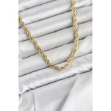 Mey İthalat® Cm Burgu Model Gold Renk Pirinç 60 Cm Kadın Kolye