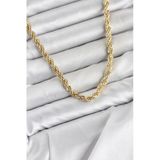 Mey İthalat® Cm Burgu Model Gold Renk Pirinç 60 Cm Kadın Kolye